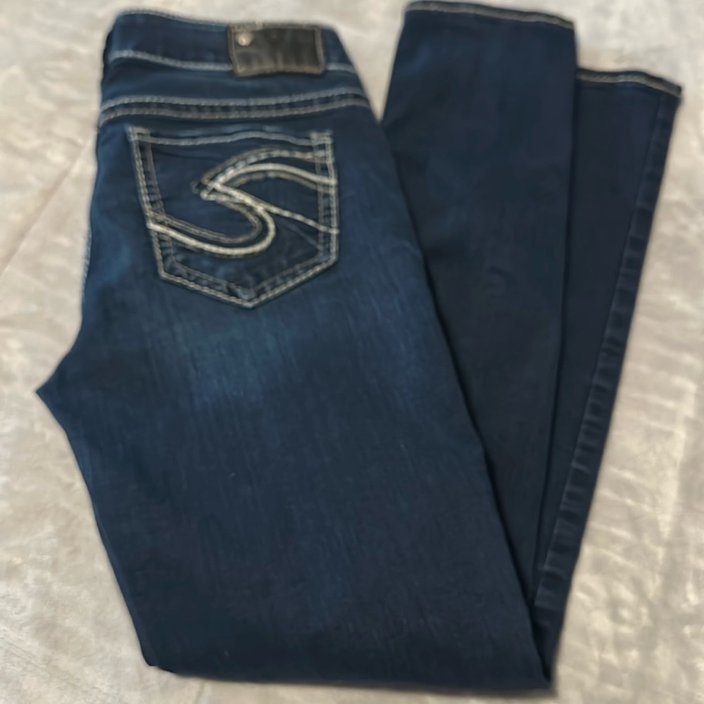 Silver Jeans Suki Mid Super Stretch Skinny Jeans Size 29/31